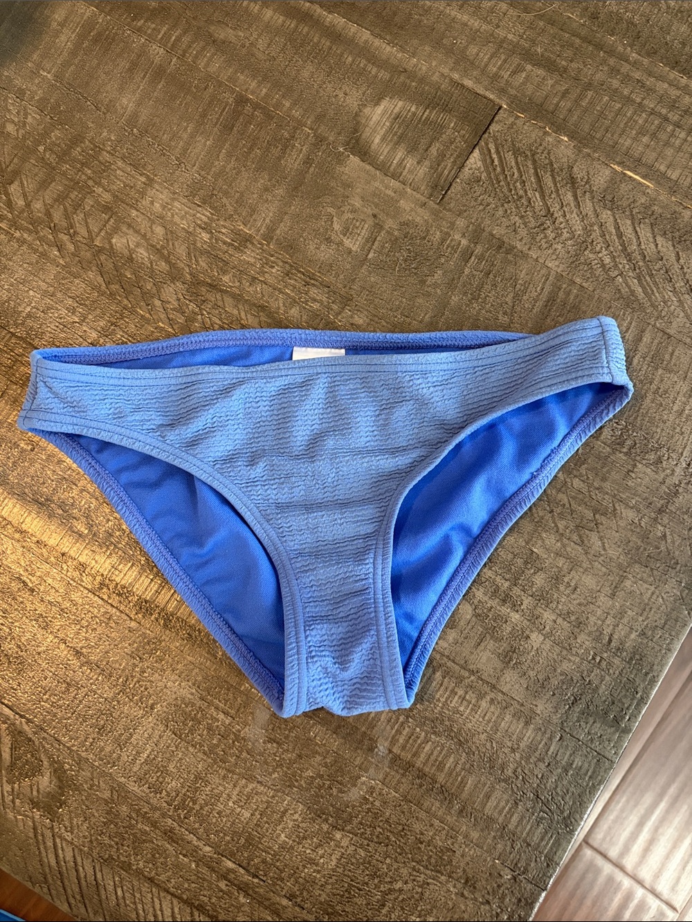 Xhilaration Blue Textured Bikini Bottom